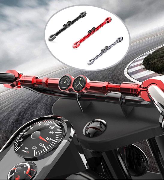 

7/8" 22mm motorcycle balance crossbar handlebar with clock watch thermometer for all-terrain vehicle crf dtr bike