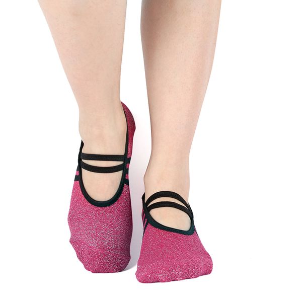 1 pair women yoga socks quick-dry anti slip silicone gym pilates ballet socks fitness sport cotton breathable elasticity, Black
1 pair women yoga socks quick-dry anti slip silicone gym pilates ballet socks fitness sport cotton breathable elasticity, Black
