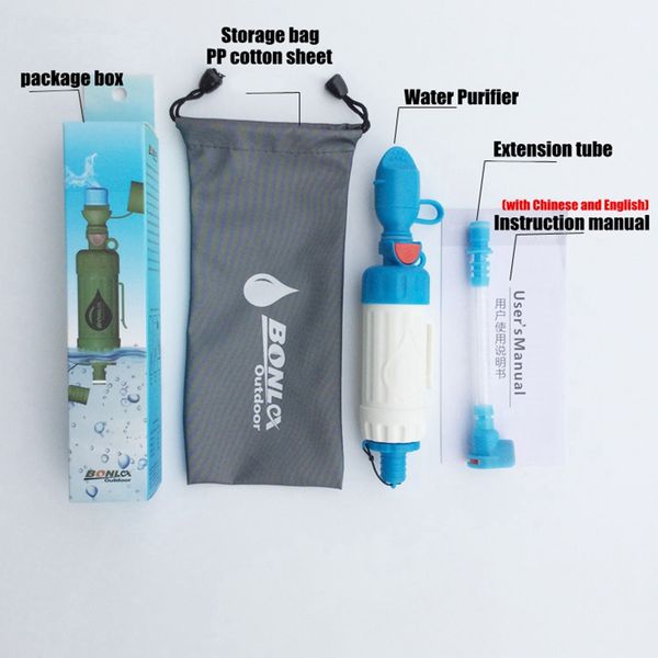 outdoor tool sports tactical water purifier for survival field portable drinking tool for camping ,hiking and climbing
outdoor tool sports tactical water purifier for survival field portable drinking tool for camping ,hiking and climbing