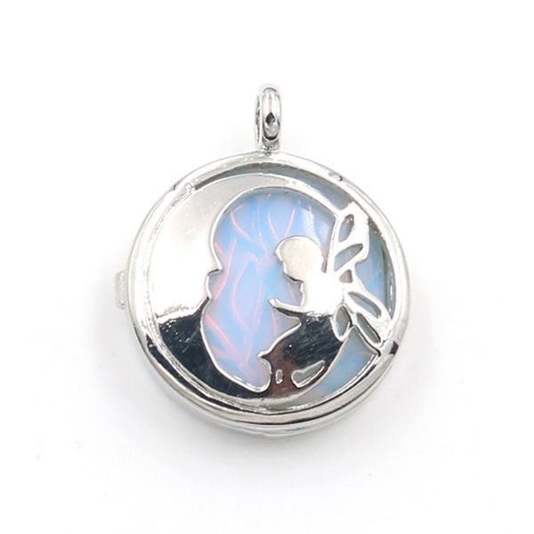 10 pcs angel round locket gold sand stone pendant opalite opal silver plated for gift jewelr
10 pcs angel round locket gold sand stone pendant opalite opal silver plated for gift jewelr