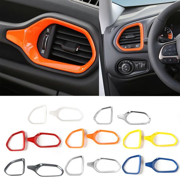 abs car dashboard ring left & right air conditional vent decoration for jeep renegade interior accessories
abs car dashboard ring left & right air conditional vent decoration for jeep renegade interior accessories