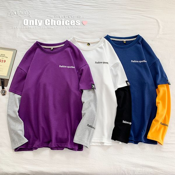 fake two pieces large sizes men's sweatshirts fashion printed men's sweatshirts o-neck blue white purple m-5xl long sleeve pullo, Black
fake two pieces large sizes men's sweatshirts fashion printed men's sweatshirts o-neck blue white purple m-5xl long sleeve pullo, Black