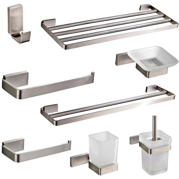 leyden brushed stainless steel bathroom hardware set silver toilet paper holder toothbrush holder towel bar bathroom accessories
leyden brushed stainless steel bathroom hardware set silver toilet paper holder toothbrush holder towel bar bathroom accessories
