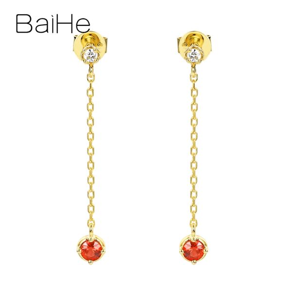 baihe solid 18k yellow gold 0.24ct natural rubis 0.006ct natural diamonds wedding fine jewelry round ruby ear line stud earrings, Golden;silver
baihe solid 18k yellow gold 0.24ct natural rubis 0.006ct natural diamonds wedding fine jewelry round ruby ear line stud earrings, Golden;silver