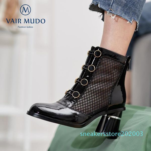 vair mudo fashion autumn ankle boots black women shoes patent leather elegant round toe thick heels classic lady boots s03
vair mudo fashion autumn ankle boots black women shoes patent leather elegant round toe thick heels classic lady boots s03