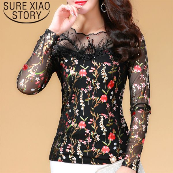 blusas mujer de moda 2018 lace blouse shirts hollow out full office lady regular floral o-neck casual slim fit 1455 45, White
blusas mujer de moda 2018 lace blouse shirts hollow out full office lady regular floral o-neck casual slim fit 1455 45, White