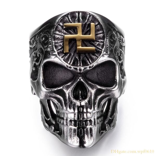 hip hop punk rock style the skulls carving design stainless steel finger rings jewelry, Silver
hip hop punk rock style the skulls carving design stainless steel finger rings jewelry, Silver