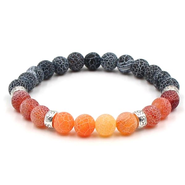 natural weathered agate stone colorful bracelets designer 8mm beaded bracelet friend gift charm strand jewelry, Black
natural weathered agate stone colorful bracelets designer 8mm beaded bracelet friend gift charm strand jewelry, Black