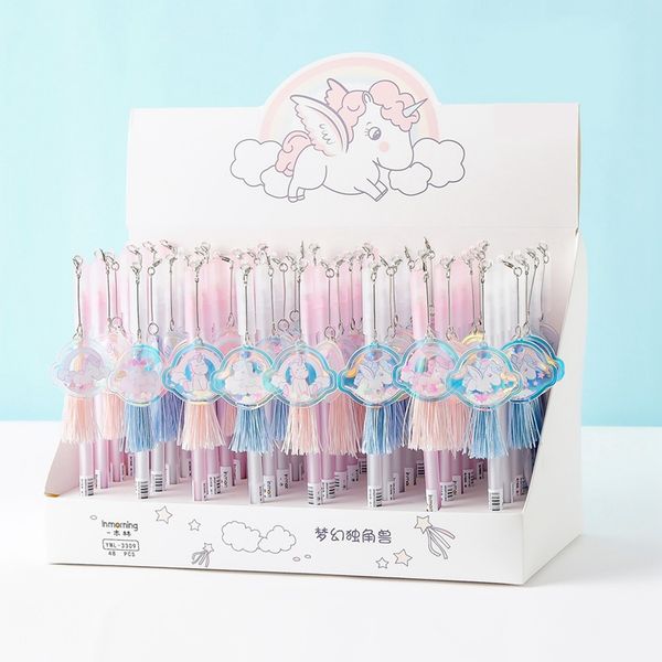 1 pcs pink unicorn gel pen beautiful tassel pendant pens for school writing gifts kawaii neutral pens school supplies stationery
1 pcs pink unicorn gel pen beautiful tassel pendant pens for school writing gifts kawaii neutral pens school supplies stationery