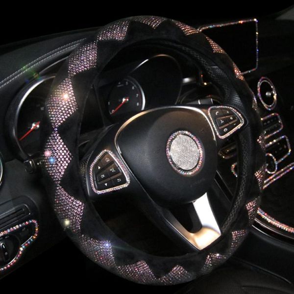 15 inch steering wheel cover car accessories anti slip warm interior decoration vehicle diamond universal bling crystal soft
15 inch steering wheel cover car accessories anti slip warm interior decoration vehicle diamond universal bling crystal soft