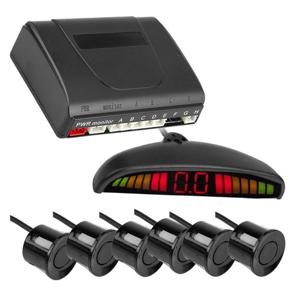 car rear view parking reverse buzzer led backup radar system with 6 radar sensor 
car rear view parking reverse buzzer led backup radar system with 6 radar sensor