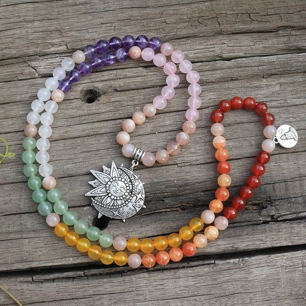 8mm natural stone beads,amethyst,sunstone,lotus moon sun,japamala sets,spiritual jewelry,meditation,inspirational,108 mala beads, Silver
8mm natural stone beads,amethyst,sunstone,lotus moon sun,japamala sets,spiritual jewelry,meditation,inspirational,108 mala beads, Silver