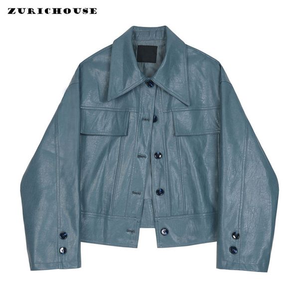 zurichouse 2020 women's leather jacket short single-breasted biker spring coat fashion loose fit faux leather motocycle jackets, Black
zurichouse 2020 women's leather jacket short single-breasted biker spring coat fashion loose fit faux leather motocycle jackets, Black