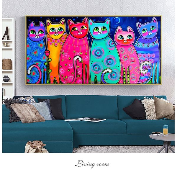 colorful cats canvas paintings for kids room wall posters and prints art decorative canvas prints cuadros picture home decor
colorful cats canvas paintings for kids room wall posters and prints art decorative canvas prints cuadros picture home decor