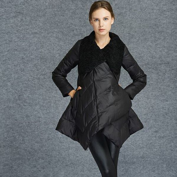 winter jacket women 2018 new fashion big fur collar white duck down coat woman jackets coat down parka female jacket, Black
winter jacket women 2018 new fashion big fur collar white duck down coat woman jackets coat down parka female jacket, Black