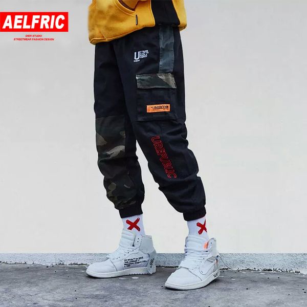 aelfric camouflage patchwork side pocket cargo pants men's harajuku streetwear harem joggers 2018 track hip hop trousers kj319, Black
aelfric camouflage patchwork side pocket cargo pants men's harajuku streetwear harem joggers 2018 track hip hop trousers kj319, Black