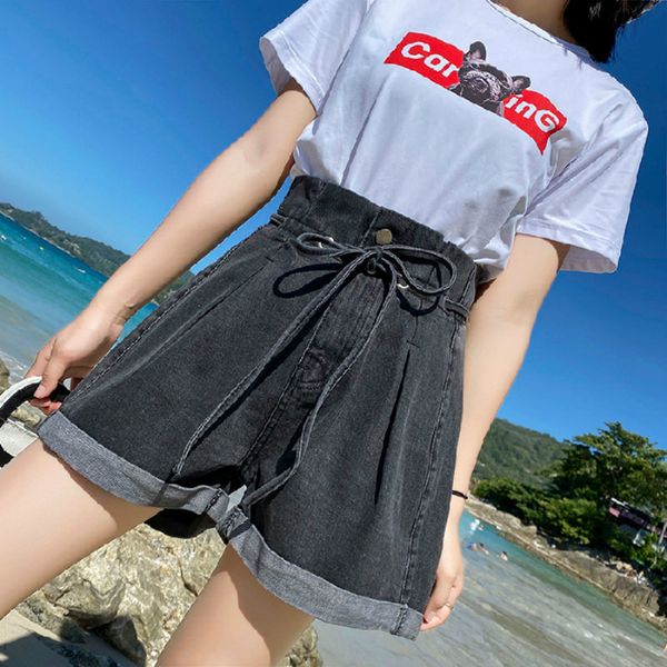 2020 summer high waisted denim shorts jeanswomen casual loose ladies fashion roll up hem pocket blue black jeans female
2020 summer high waisted denim shorts jeanswomen casual loose ladies fashion roll up hem pocket blue black jeans female