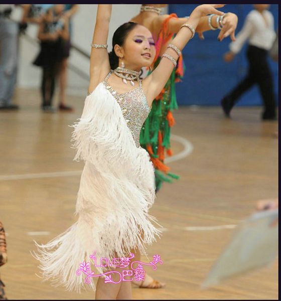 new children's latin dance costumes children's girls latin dance skirt game performance costume sequins fringed bright diamond, Black;red
new children's latin dance costumes children's girls latin dance skirt game performance costume sequins fringed bright diamond, Black;red