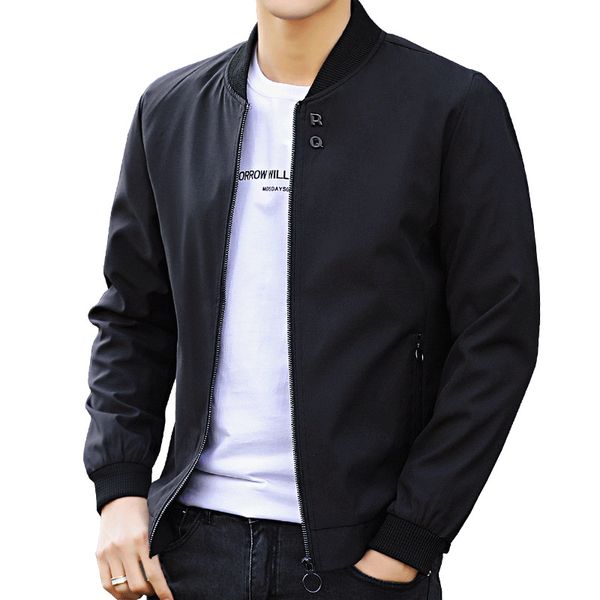 men's jackets est solid autumn mens male casual zipper summer jacket men spring outwear thin bomber, Black;brown
men's jackets est solid autumn mens male casual zipper summer jacket men spring outwear thin bomber, Black;brown