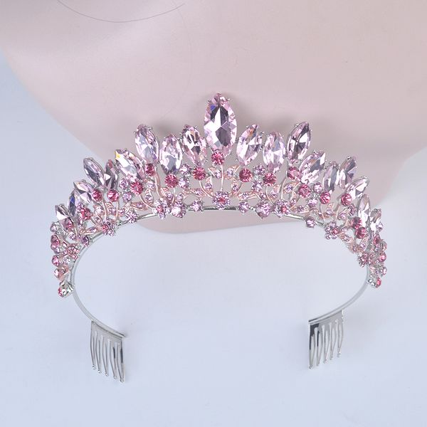 new fashion baroque luxury pink crystal bridal crown tiaras women diadem tiaras for girl bride wedding hair accessories, Golden;white
new fashion baroque luxury pink crystal bridal crown tiaras women diadem tiaras for girl bride wedding hair accessories, Golden;white