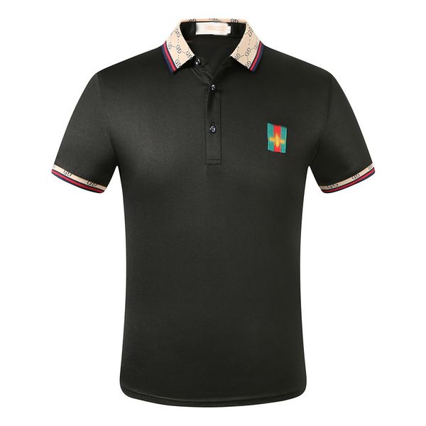 2020 italian designer polo shirt t-shirt luxury embroidery men polo high street cotton short sleeve polo shirt -3, White;black
2020 italian designer polo shirt t-shirt luxury embroidery men polo high street cotton short sleeve polo shirt -3, White;black