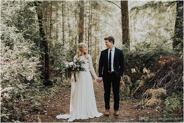 new summer chiffon long wedding dresses jewel lace applique long sleeve sweep train pleats wedding bridal gowns bridal dress, White
new summer chiffon long wedding dresses jewel lace applique long sleeve sweep train pleats wedding bridal gowns bridal dress, White