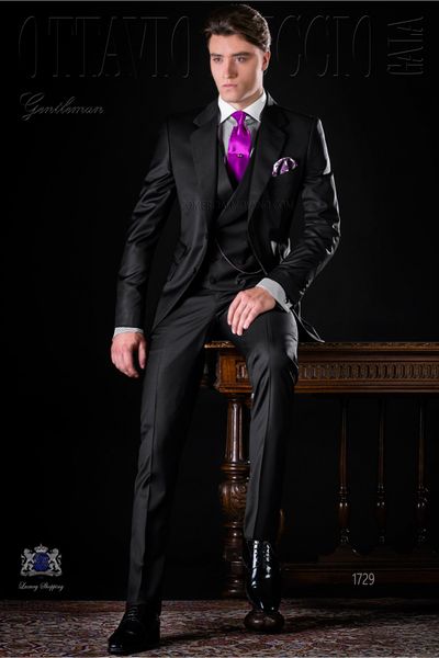 fashionable two buttons groomsmen notch lapel groom tuxedos men suits wedding/prom/dinner man blazer(jacket+pants+tie+vest) 750, Black;gray
fashionable two buttons groomsmen notch lapel groom tuxedos men suits wedding/prom/dinner man blazer(jacket+pants+tie+vest) 750, Black;gray