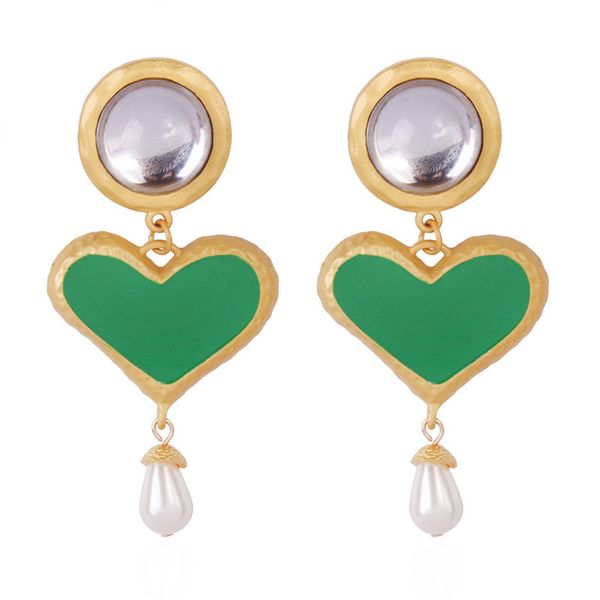 fashion-heart resin drop earring for women wedding jewelry boho simulated pearl dangle statement earring party gifts 2019, Silver
fashion-heart resin drop earring for women wedding jewelry boho simulated pearl dangle statement earring party gifts 2019, Silver