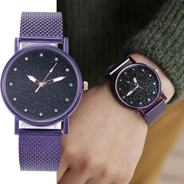 fashion luxury inlay diamond starry dial quartz silicone tape ladies watch, Slivery;brown
fashion luxury inlay diamond starry dial quartz silicone tape ladies watch, Slivery;brown
