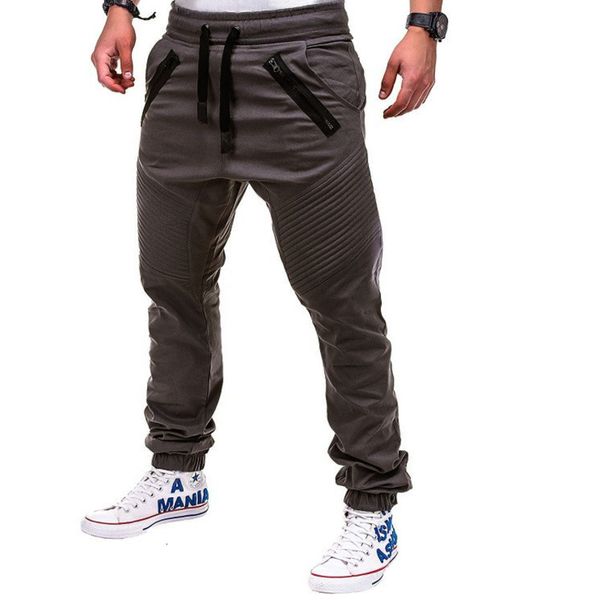 new men's pants joggers plus size zipper pockets drawstring sweatpants sportswear 2019 casual male fitness long trousers, Black
new men's pants joggers plus size zipper pockets drawstring sweatpants sportswear 2019 casual male fitness long trousers, Black