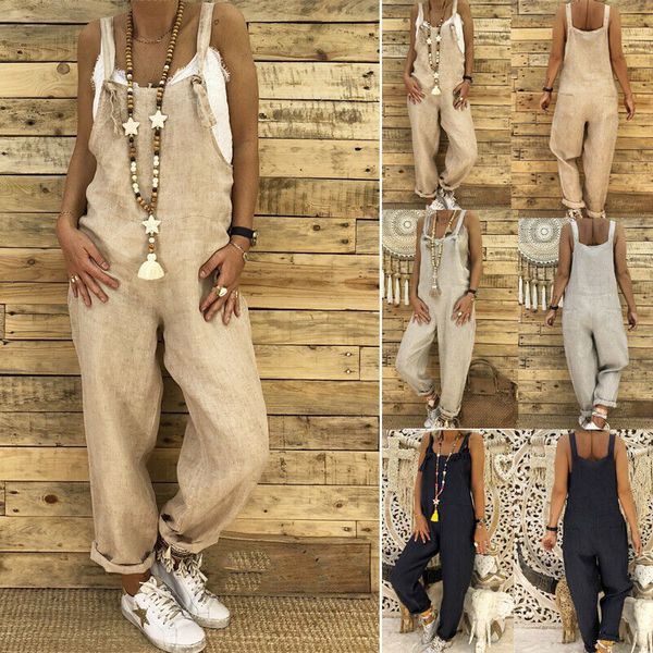 fashion women girls loose solid jumpsuit strap dungaree harem trousers ladies overall pants casual playsuit plus size -3xl, Black;white
fashion women girls loose solid jumpsuit strap dungaree harem trousers ladies overall pants casual playsuit plus size -3xl, Black;white