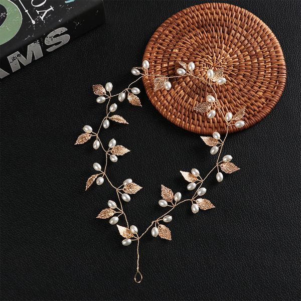 ювелирные изделия новые волосы женщины pearl кристалл leaf невеста диадемы свадебные платья невесты аксессуары для волос головной убор золот
ювелирные изделия новые волосы женщины pearl кристалл leaf невеста диадемы свадебные платья невесты аксессуары для волос головной убор золот