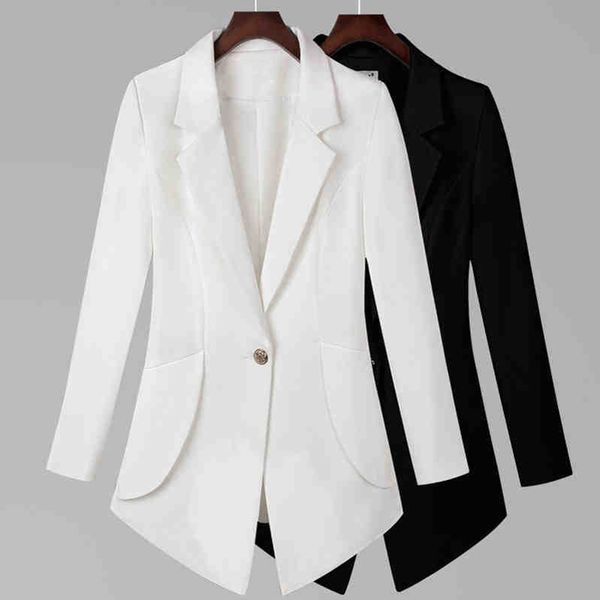 s-7xl plus size blazer 2020 women spring autumn new profession casual irregular blazers women slim suit blazer female suits, White;black
s-7xl plus size blazer 2020 women spring autumn new profession casual irregular blazers women slim suit blazer female suits, White;black