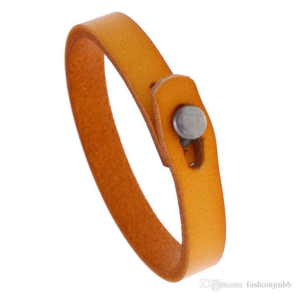 cherylz bright color lover leather bracelets simple designer style button to connect pop jewelry charm bangle good fj072, Golden;silver
cherylz bright color lover leather bracelets simple designer style button to connect pop jewelry charm bangle good fj072, Golden;silver