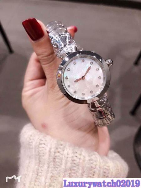 festival gift 33mm silver stainless steel quartz womens watches bracklet ladies watch white dial diamond hour markers mother of pearl dial, Slivery;brown
festival gift 33mm silver stainless steel quartz womens watches bracklet ladies watch white dial diamond hour markers mother of pearl dial, Slivery;brown