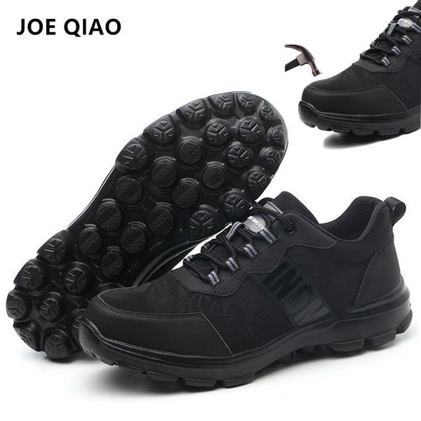 construction men's safety shoes outdoor work boots breathable lace-up male shoes anti-slip with steel toe, Black
construction men's safety shoes outdoor work boots breathable lace-up male shoes anti-slip with steel toe, Black