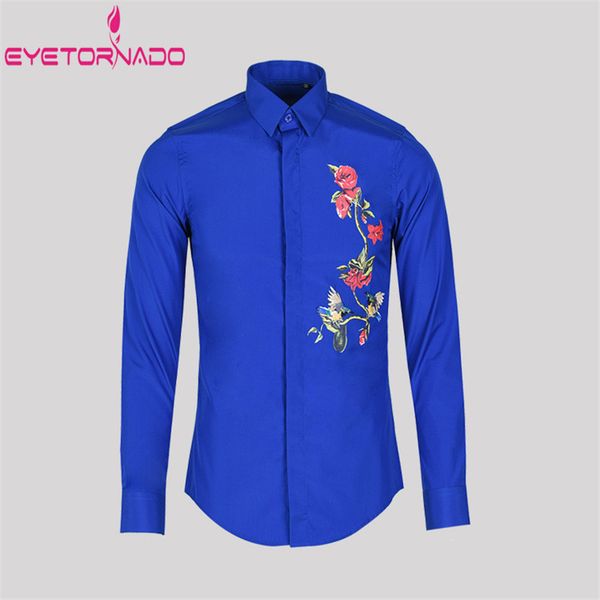 chinese wind originally rose printed men's shirt long sleeve cotton body-building bird embroidery handmade shirt, White;black
chinese wind originally rose printed men's shirt long sleeve cotton body-building bird embroidery handmade shirt, White;black