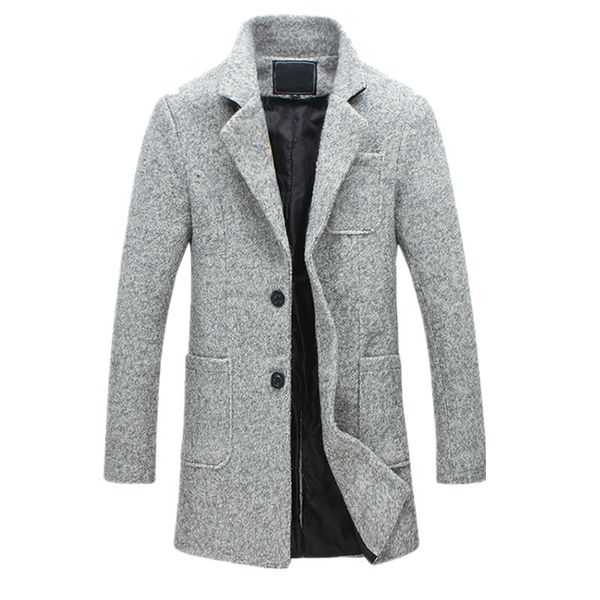 2019 New Fashion Long Trench Coat Men 40 %Wool Thick Winter Mens Overcoat Pea Trench Coat Male Jacket
2019 New Fashion Long Trench Coat Men 40 %Wool Thick Winter Mens Overcoat Pea Trench Coat Male Jacket