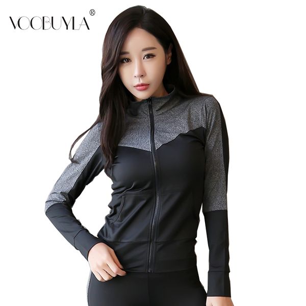 voobuyla 2019 autumn winter women running jacket yoga jacket zipper fitness clothing sport gym sportswear sweatshirt, Black;red
voobuyla 2019 autumn winter women running jacket yoga jacket zipper fitness clothing sport gym sportswear sweatshirt, Black;red