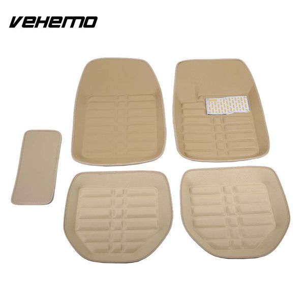 vehemo 5pcs brown foot pad auto carpet waterproof driver floor mat trucks accessories universal floorliner 
vehemo 5pcs brown foot pad auto carpet waterproof driver floor mat trucks accessories universal floorliner