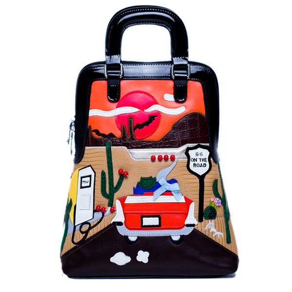 women bags leather patchwork embroidery backpack girl schoolbag student bag travel bag tote braccialini style
women bags leather patchwork embroidery backpack girl schoolbag student bag travel bag tote braccialini style