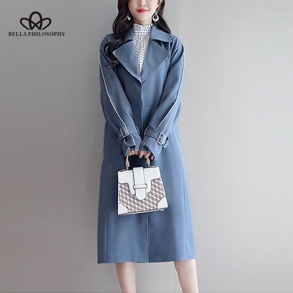 bella philosophy england style trench women classic double breasted belt embroidery long trench lady casual business outerwear, Tan;black
bella philosophy england style trench women classic double breasted belt embroidery long trench lady casual business outerwear, Tan;black