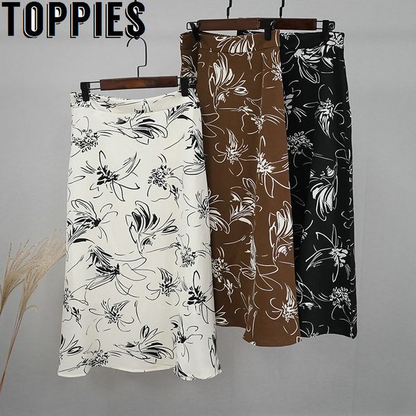 2020 spring floral printing midi skirts womens a-line skirts high waist ladies elgant faldas saia back zipper, Black
2020 spring floral printing midi skirts womens a-line skirts high waist ladies elgant faldas saia back zipper, Black