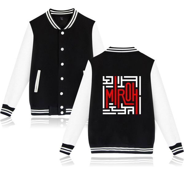 kpop stray kids miroh popular baseball jacket women men long sleeve fleece hoodies harajuku pullover tracksuit, Black;brown
kpop stray kids miroh popular baseball jacket women men long sleeve fleece hoodies harajuku pullover tracksuit, Black;brown
