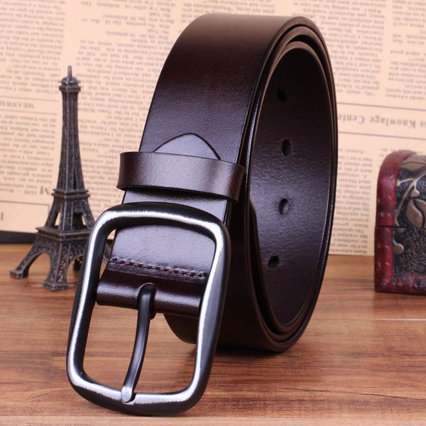 new men's fashion belt brand genuine leather men belt buckle casual ceintures homme, Black;brown
new men's fashion belt brand genuine leather men belt buckle casual ceintures homme, Black;brown
