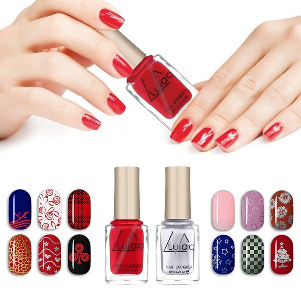 lulaa professional nail stamping print polish sweet color nail polish lacquer candy colors stamp printing varnish art 6ml
lulaa professional nail stamping print polish sweet color nail polish lacquer candy colors stamp printing varnish art 6ml