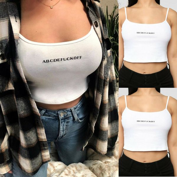 нового лето женщин топы lace sexy жилет мода letters печать crop top рукава casual танки -shirt, White
нового лето женщин топы lace sexy жилет мода letters печать crop top рукава casual танки -shirt, White