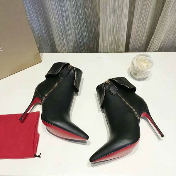 хорошие 19ss женщины моды сапоги из натуральной кожи и высокие каблуки сапоги изысканный и оригинальный дизайн обуви, Black
хорошие 19ss женщины моды сапоги из натуральной кожи и высокие каблуки сапоги изысканный и оригинальный дизайн обуви, Black