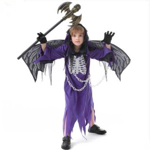 skull costume with wing for boys halloween costumes for kids devil cosplay demon costume kids carnival clothing joker cosplay, Black;red
skull costume with wing for boys halloween costumes for kids devil cosplay demon costume kids carnival clothing joker cosplay, Black;red