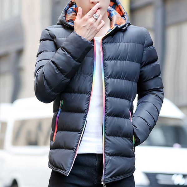 new arrival winter men sports casual jacket hooded men's parka coats outwear warm zipper slim cotton coat plus size 5xl, Black
new arrival winter men sports casual jacket hooded men's parka coats outwear warm zipper slim cotton coat plus size 5xl, Black